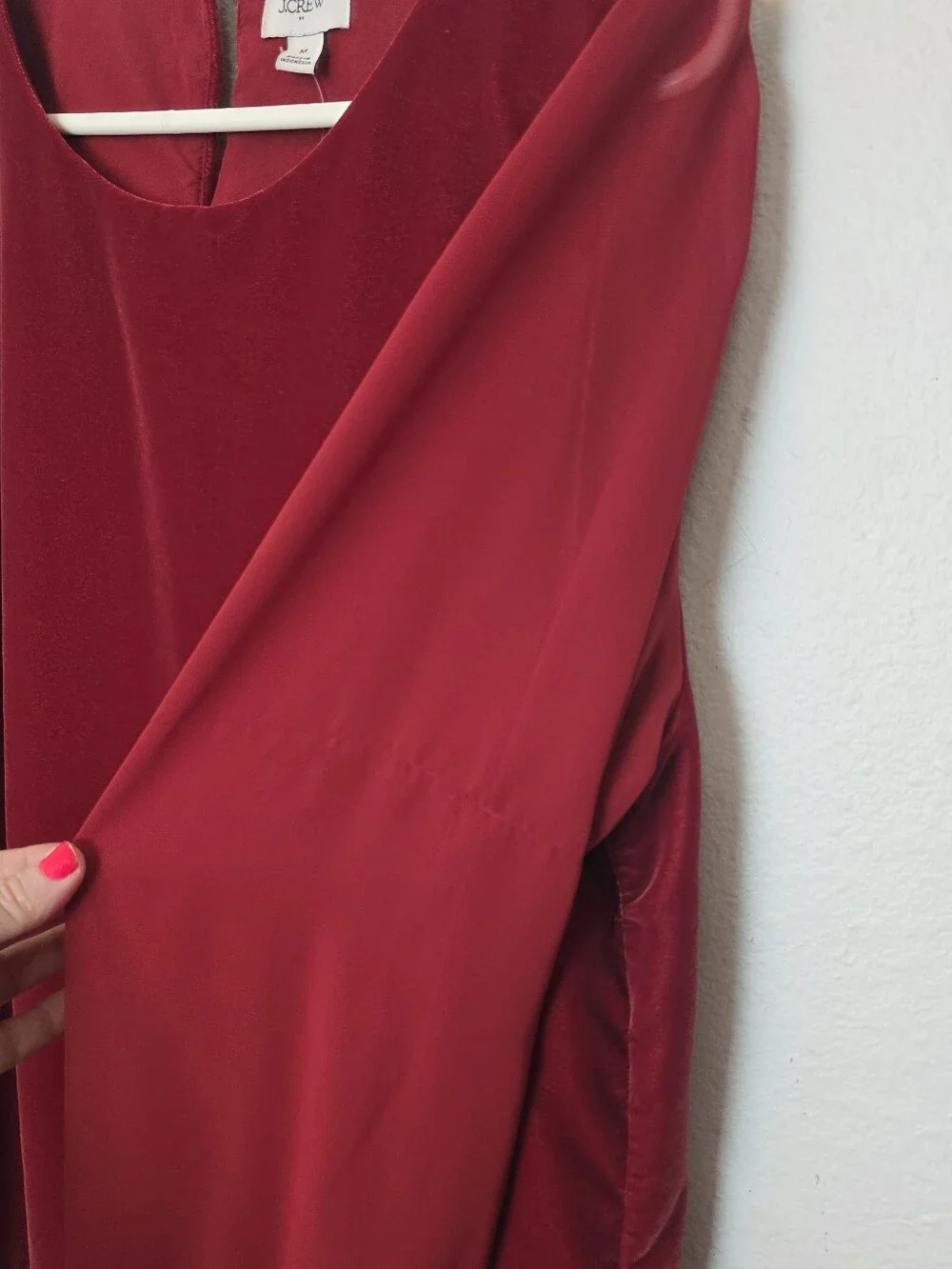 🚨NEW J CREW Velvet Puff-Sleeve Top Size 8 Holiday Festive Dressy Holiday 2025